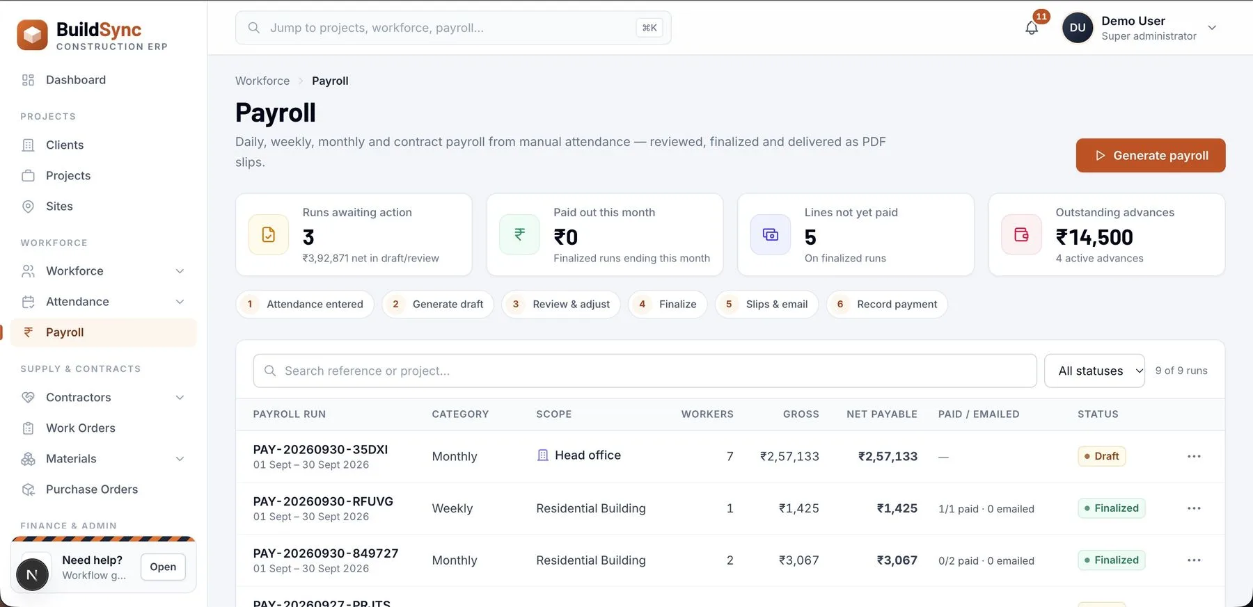 BuildSync payroll and the full picture