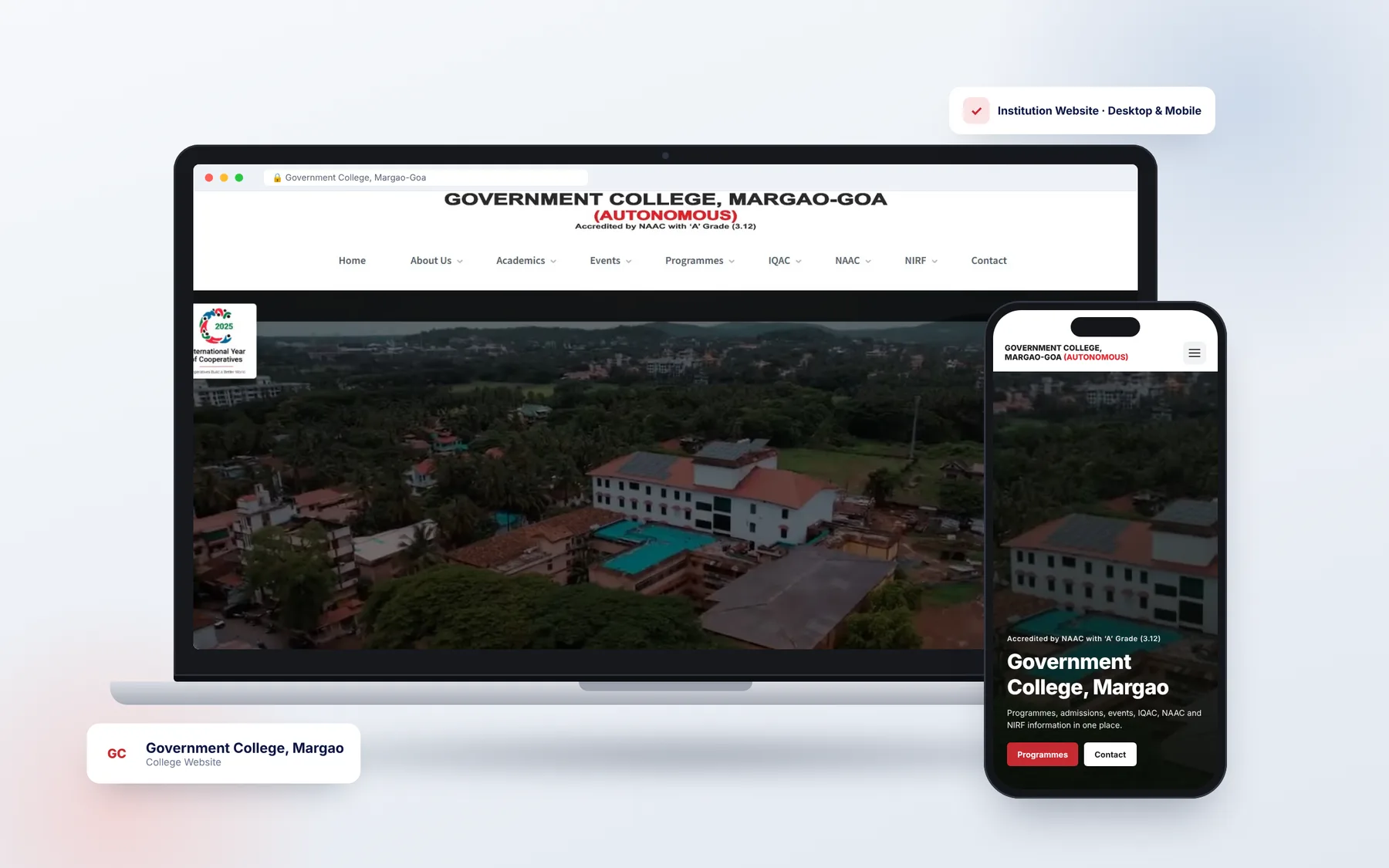 Government College Borda — College Website