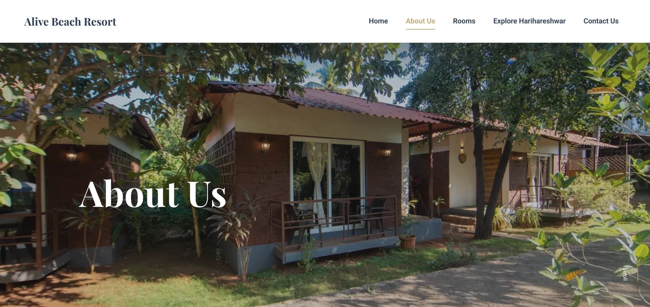 Alive Beach Resort about us: The cottages themselves set the scene for the resort's story.