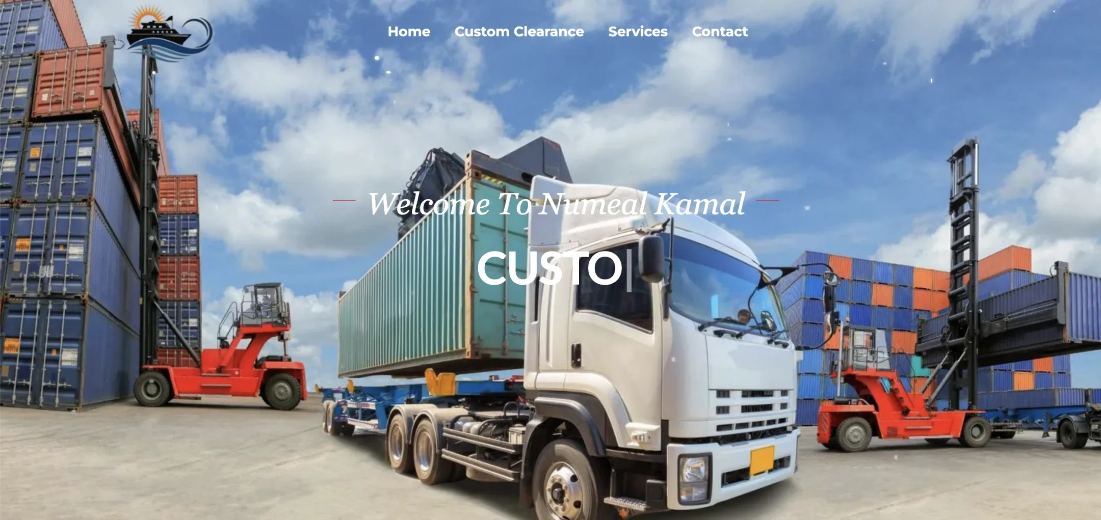 Numeal Kamal website — home page